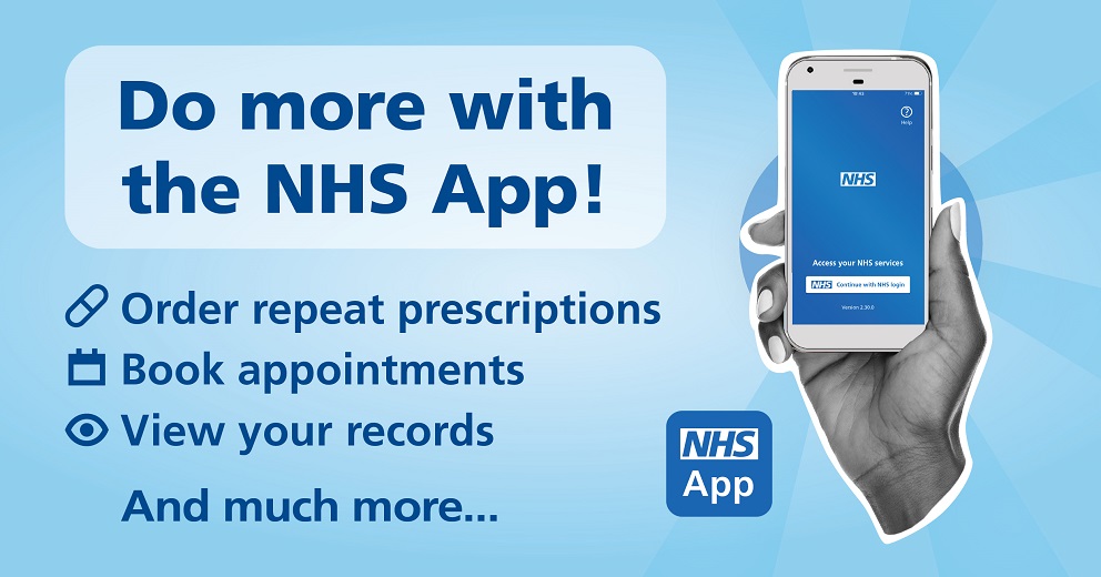 An image saying do more with the NHS app