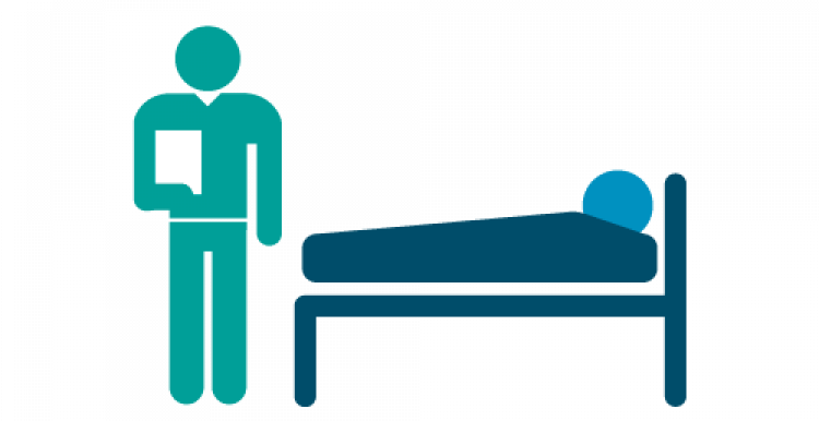 Person in bed