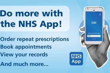 An image saying do more with the NHS app