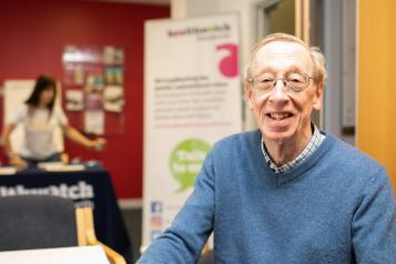 A man who attended the Healthwatch Wandsworth Assembly
