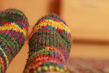 Knitted socks